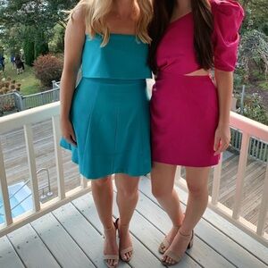 strapless semi-formal / cocktail dress